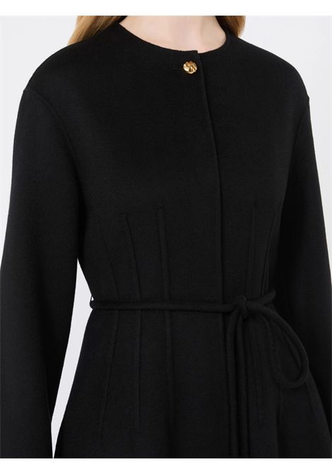 Max Mara Studio Women's Black Wool Cashmere Silk Redingote Coat Max Mara Studio |  | 2626016011600007